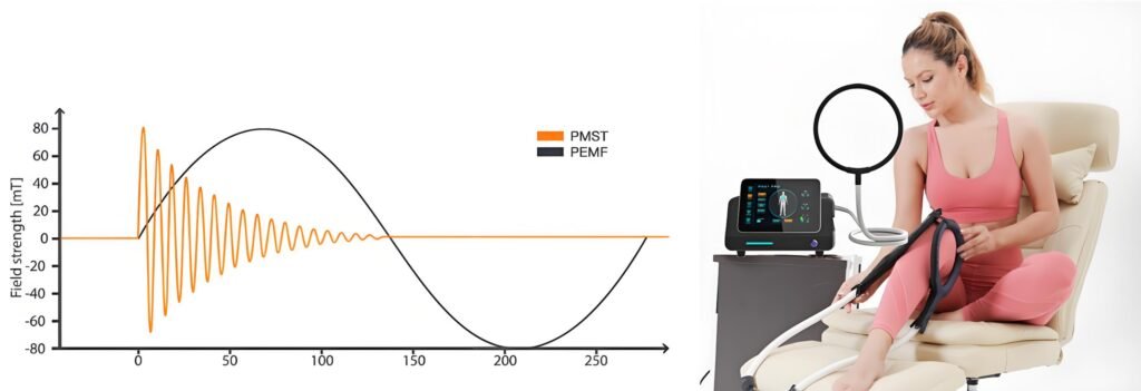 Superposition of dual-frequency magnetic field energy